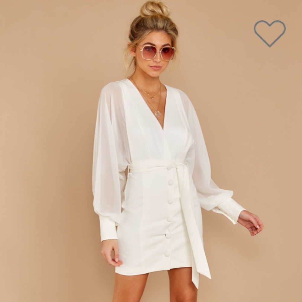 White DO+BE Life of Luxury Dress